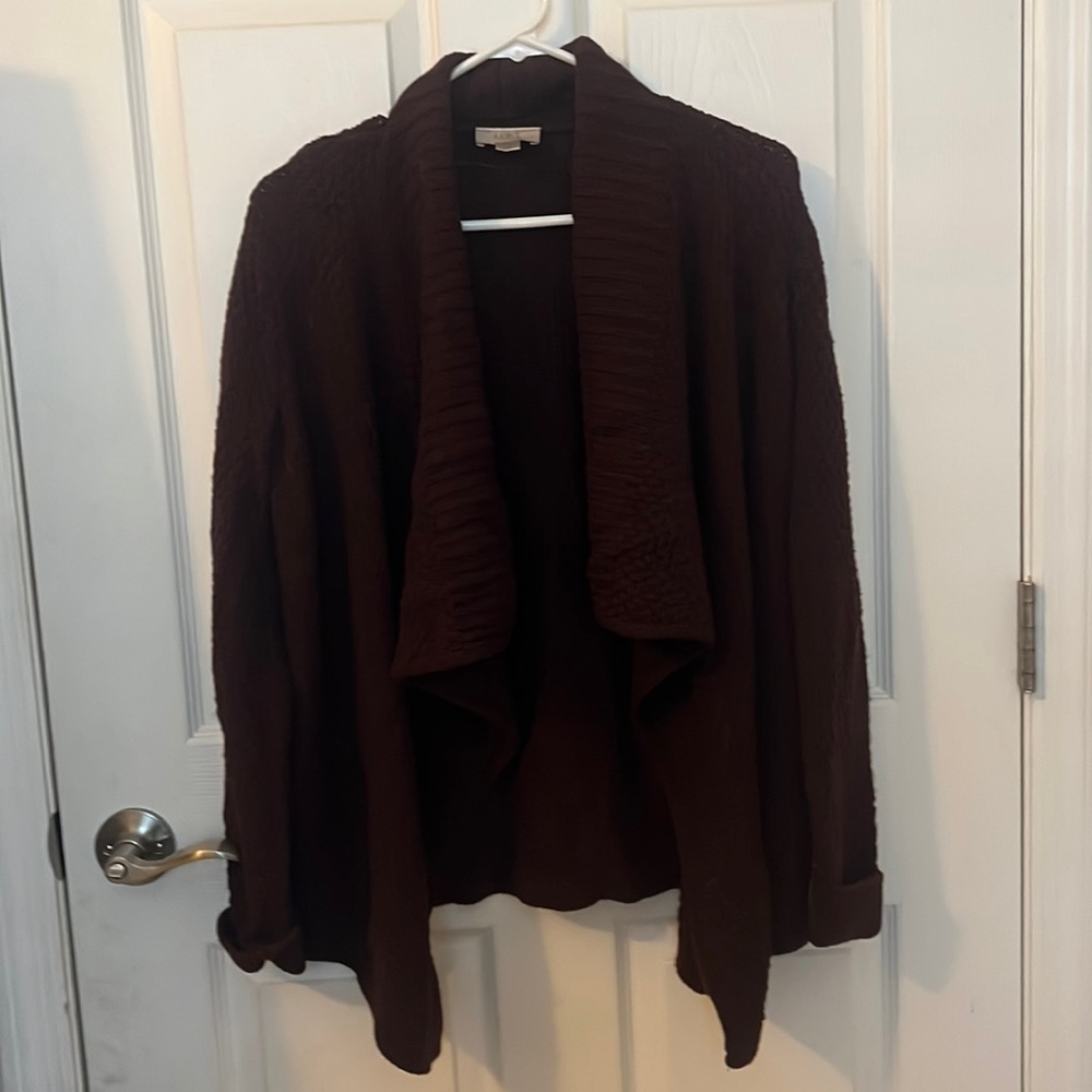 EUC open front knit sweater